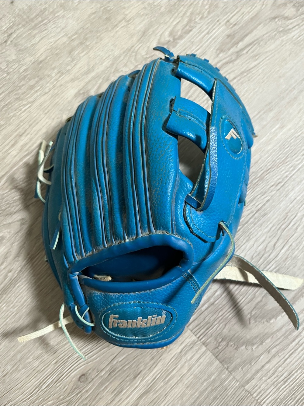 Franklin RTP Ready to Play 22710 9.5" Blue Leather Left Hand Glove